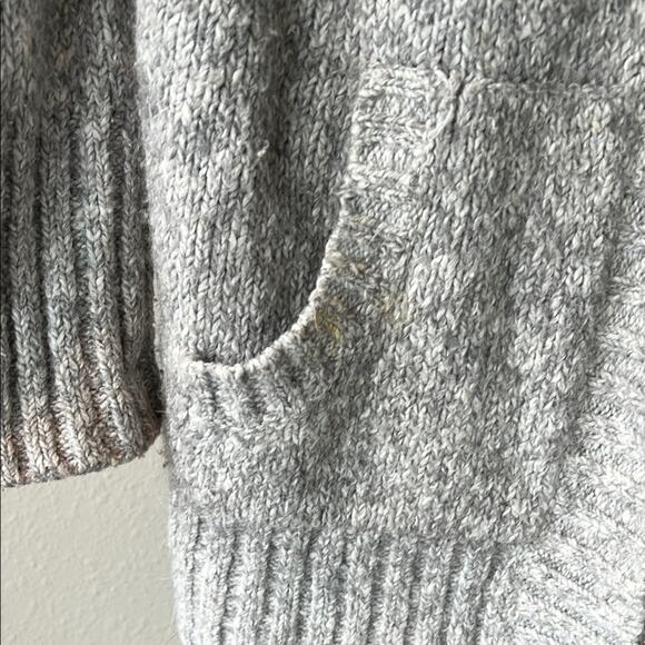 Eddie Bauer Cozy Gray Hooded Sweater - size XL - Picture 4 of 8